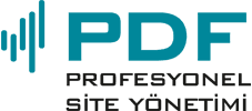 PDF Profesyonel Site Yönetimi